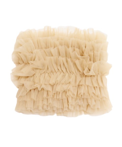 DONOBAN（ドノバン）の「チュールビスチェ（ベスト・レディース・ブラック/グレー/ベージュ・F）」の4枚目の写真