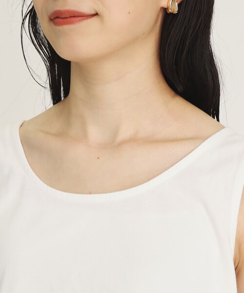 OPAQUE.CLIP(オペークドットクリップ)の「◆≪ヒルナンデス!で紹介≫ ツインセット/ミドルゲージショートニット×タンクトップ【洗濯機洗い可】(その他トップス・レディース・ブラック/オレンジ/グレー・36/38/40/42)」の22枚目の写真