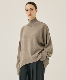 CINOH | 【CINOH/チノ】《STUDIOUS別注》EX.PLATING KNIT/ステッチオーバーニット(ニット/セーター)