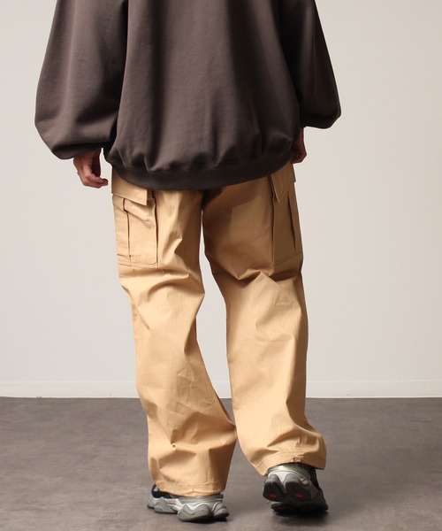 HOUSTON（ヒューストン）の「【HOUSTON/ヒューストン】RIPSTOP BDU PANTS/リップストップ BDUパンツ（カーゴパンツ・メンズ・オリーブドラブ/カーキ/ブラック・S/M/L/XL）」の11枚目の写真