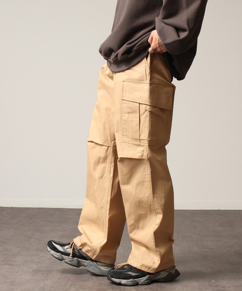 HOUSTON（ヒューストン）の「【HOUSTON/ヒューストン】RIPSTOP BDU PANTS/リップストップ BDUパンツ（カーゴパンツ・メンズ・オリーブドラブ/カーキ/ブラック・S/M/L/XL）」の10枚目の写真