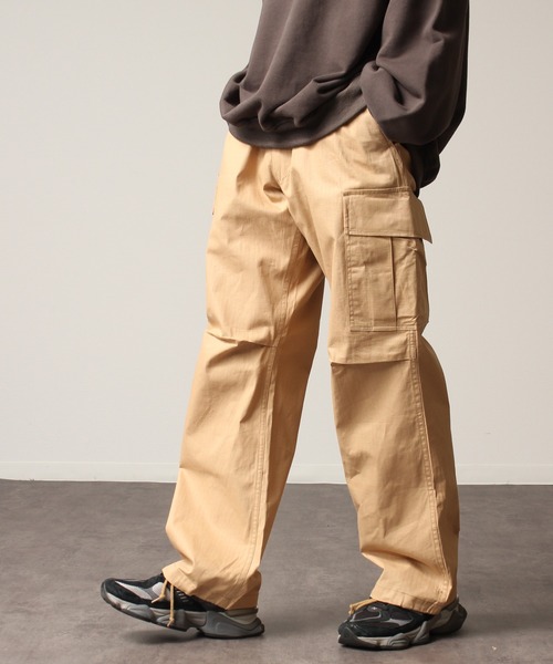 HOUSTON（ヒューストン）の「【HOUSTON/ヒューストン】RIPSTOP BDU PANTS/リップストップ BDUパンツ（カーゴパンツ・メンズ・オリーブドラブ/カーキ/ブラック・S/M/L/XL）」の9枚目の写真