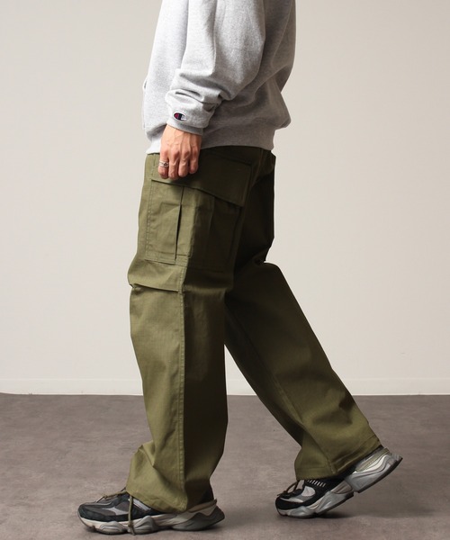 HOUSTON（ヒューストン）の「【HOUSTON/ヒューストン】RIPSTOP BDU PANTS/リップストップ BDUパンツ（カーゴパンツ・メンズ・オリーブドラブ/カーキ/ブラック・S/M/L/XL）」の15枚目の写真