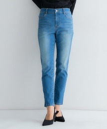 Petitjo | 小さいサイズ　ゆるフィットデニムパンツ　ストレッチジーンズ　低身長さん・小柄女性　(美人百花5月号掲載)(デニムパンツ)