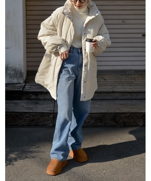 Re:EDIT（リエディ）の「[大きいサイズ有]厚底ショートムートンブーツ（ブーツ・レディース・アイボリー/キャメル/ブラック/ベージュ・MEDIUM/SMALL/XX-LARGE/X-LARGE/LARGE）」の15枚目の写真