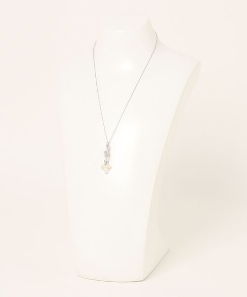 axes femme（アクシーズファム）の「金具使いパールプチペン（ネックレス・レディース・シルバー/ゴールド・FREE）」の4枚目の写真