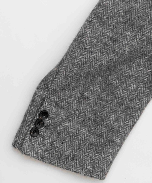 MAISON SPECIAL(メゾンスペシャル)の「《UNISEX》【Italian Dead Stock Fabric】Dress-Over Double Chesterfield Coat/ドレスオーバーダブルチェスターコート【MAISON SPECIAL/メゾンスペシャル】(チェスターコート・メンズ・ダークブラック/ブラック/ライトグレー・1/2)」の13枚目の写真