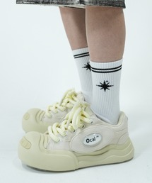 ストリートファッション Ocai オカイ SMILE スマイル ボリュームスニーカー 厚底スニーカー シューズ 靴 運動靴 テック系 ダッドスニーカー ローカットスニーカー 厚底シューズ