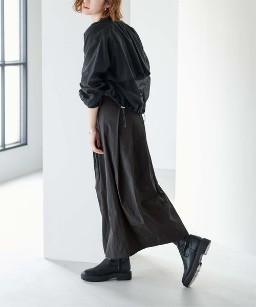 アシンメトリータックコクーンスカート（スカート）｜ur's