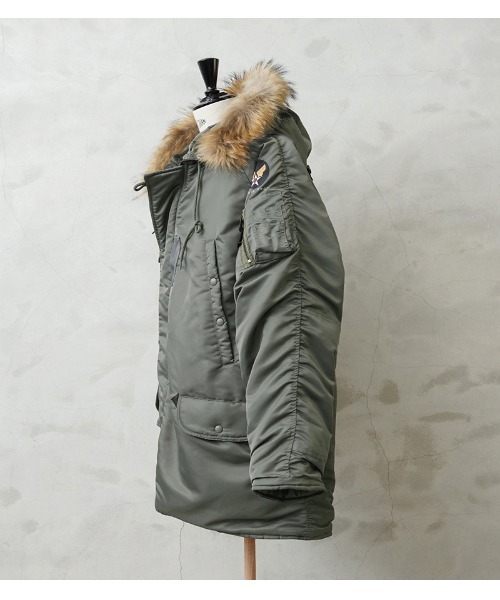 米軍 初期型 N-3B VINTAGE フライトジャケット リアルファー WAIPER