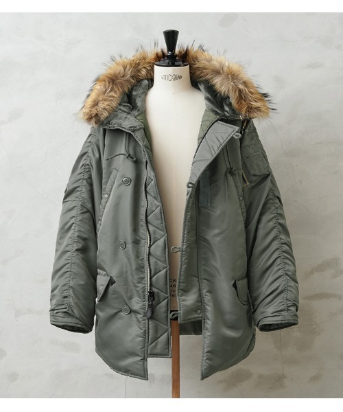 米軍 初期型 N-3B VINTAGE フライトジャケット リアルファー WAIPER