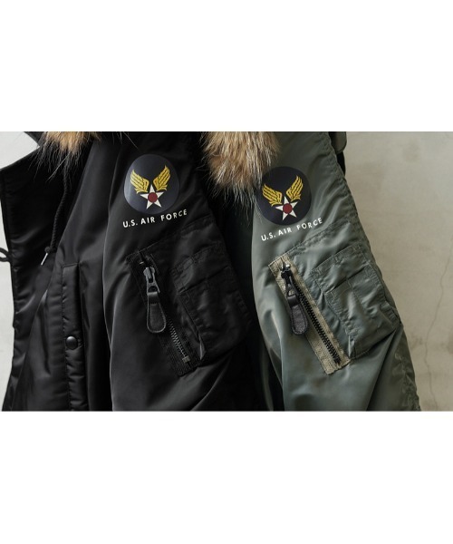 米軍 初期型 N-3B VINTAGE フライトジャケット リアルファー WAIPER
