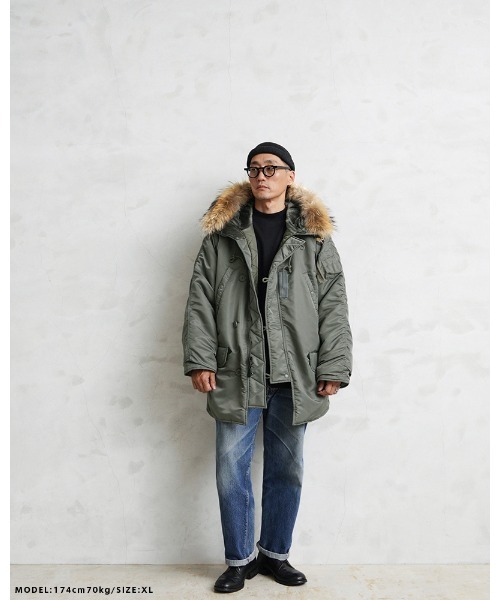 米軍 初期型 N-3B VINTAGE フライトジャケット リアルファー WAIPER