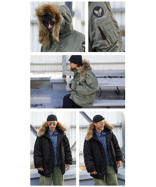 米軍 初期型 N-3B VINTAGE フライトジャケット リアルファー WAIPER