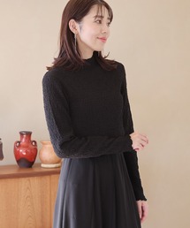 mysty woman | シャーリングハイネックプルオーバー　997010(Tシャツ/カットソー)