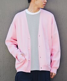 EDIFICE | コットン/カシミヤ スムースニット Vネックカーディガン(カーディガン/ボレロ)
