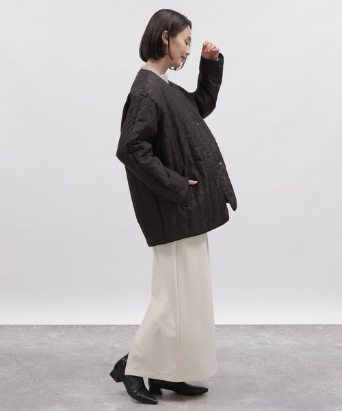 LAKOLE（ラコレ）の「ジャガードキルトジャケット / 995382（ブルゾン・レディース・ブラック/オリーブ・SMALL/MEDIUM）」の19枚目の写真