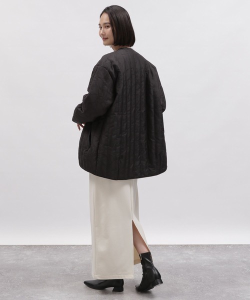 LAKOLE（ラコレ）の「ジャガードキルトジャケット / 995382（ブルゾン・レディース・ブラック/オリーブ・SMALL/MEDIUM）」の12枚目の写真