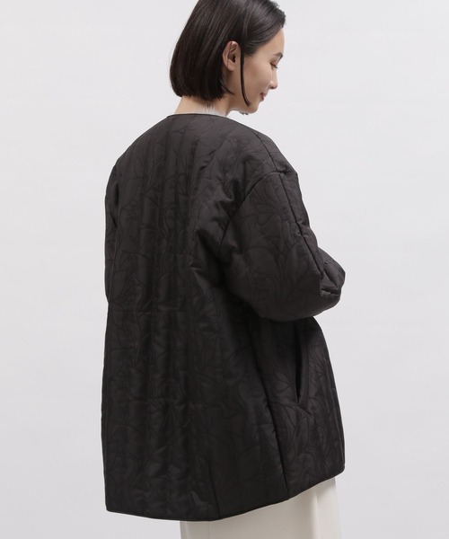 LAKOLE（ラコレ）の「ジャガードキルトジャケット / 995382（ブルゾン・レディース・ブラック/オリーブ・SMALL/MEDIUM）」の9枚目の写真