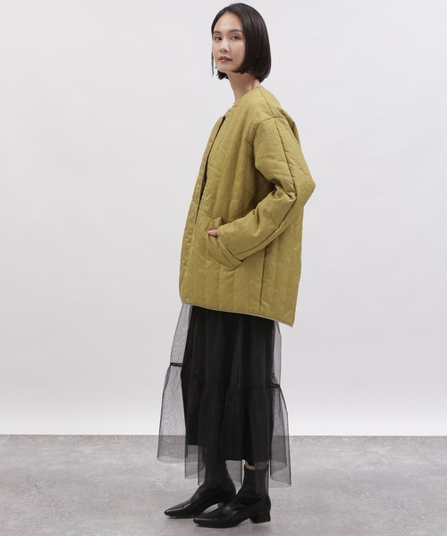 LAKOLE（ラコレ）の「ジャガードキルトジャケット / 995382（ブルゾン・レディース・ブラック/オリーブ・SMALL/MEDIUM）」の16枚目の写真