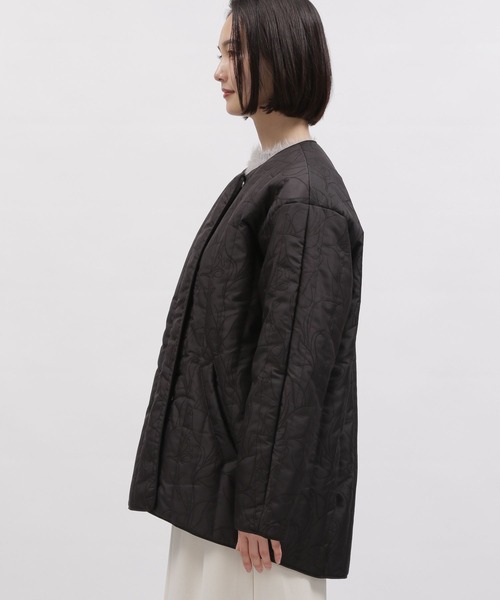 LAKOLE（ラコレ）の「ジャガードキルトジャケット / 995382（ブルゾン・レディース・ブラック/オリーブ・SMALL/MEDIUM）」の17枚目の写真