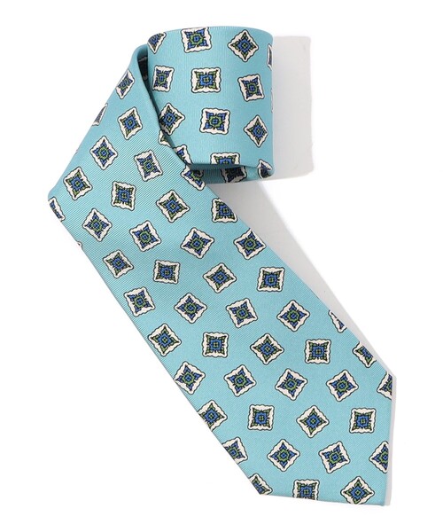 ERRICO FORMICOLA（エッリコフォルミコラ）の「ERRICO FORMICOLA シルク 小紋柄ネクタイ（ネクタイ・メンズ・ネイビー/ブルー系その他/ブラウン系その他・FREE）」の3枚目の写真