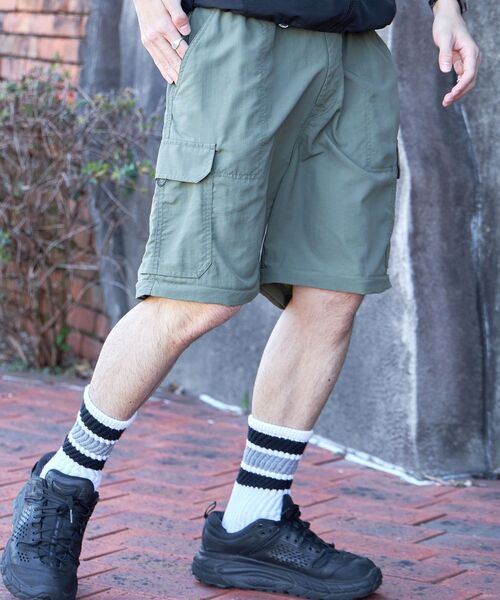FFEIN(フェイン)の「2WAY CARGO PANTS(カーゴパンツ・メンズ・ベージュ/ブラック/カーキ/ネイビー・MEDIUM/SMALL/LARGE)」の3枚目の写真