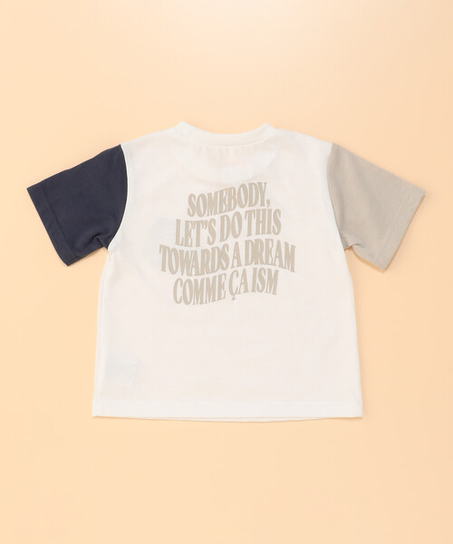 COMME CA ISM(コムサイズム)の「ロゴプリント 半袖Tシャツ(ベビーサイズ)(その他ベビー用品・キッズ・ミント/ホワイト/ブラック・90-100cm/80-90cm)」の8枚目の写真