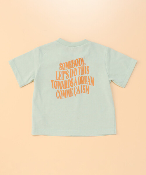 COMME CA ISM(コムサイズム)の「ロゴプリント 半袖Tシャツ(ベビーサイズ)(その他ベビー用品・キッズ・ミント/ホワイト/ブラック・90-100cm/80-90cm)」の10枚目の写真