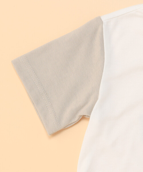 COMME CA ISM(コムサイズム)の「ロゴプリント 半袖Tシャツ(ベビーサイズ)(その他ベビー用品・キッズ・ミント/ホワイト/ブラック・90-100cm/80-90cm)」の12枚目の写真