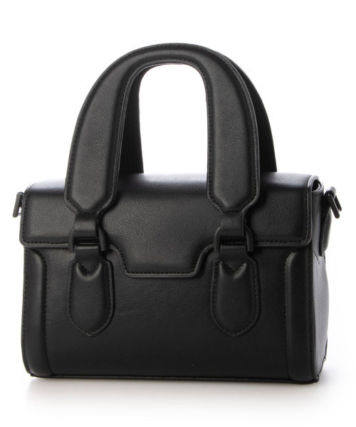cache cache(カシュ カシュ)の「カシュカシュ cachecache / ワントーンフラップ2wayミニボストン(ショルダーバッグ・レディース・ブラック/イエロー/ベージュ・FREE)」の17枚目の写真