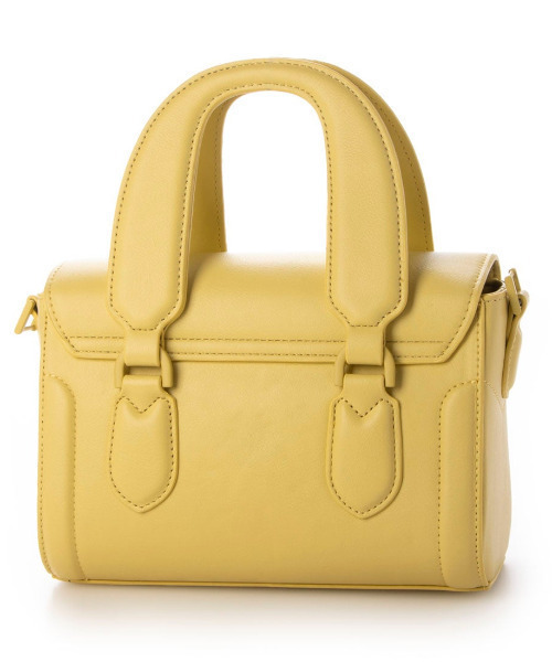 cache cache(カシュ カシュ)の「カシュカシュ cachecache / ワントーンフラップ2wayミニボストン(ショルダーバッグ・レディース・ブラック/イエロー/ベージュ・FREE)」の12枚目の写真