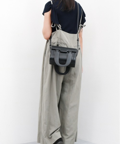 cache cache(カシュ カシュ)の「カシュカシュ cachecache / ワントーンフラップ2wayミニボストン(ショルダーバッグ・レディース・ブラック/イエロー/ベージュ・FREE)」の22枚目の写真