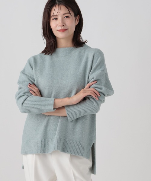 Elura(エルーラ)の「ラメモックネックプルオーバー/996999(ニット/セーター・レディース・ライトベージュ/ライトグレー/グリーン系その他・LARGE/MEDIUM)」の19枚目の写真