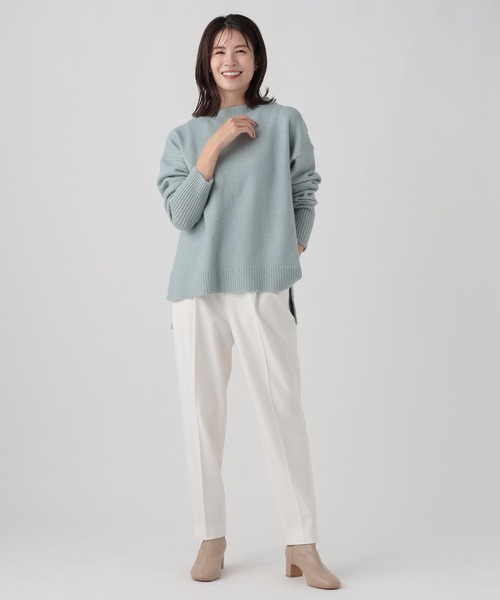Elura(エルーラ)の「ラメモックネックプルオーバー/996999(ニット/セーター・レディース・ライトベージュ/ライトグレー/グリーン系その他・LARGE/MEDIUM)」の14枚目の写真