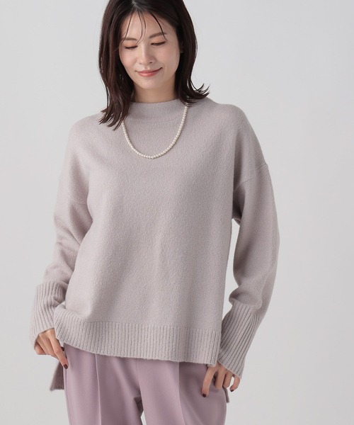 Elura(エルーラ)の「ラメモックネックプルオーバー/996999(ニット/セーター・レディース・ライトベージュ/ライトグレー/グリーン系その他・LARGE/MEDIUM)」の21枚目の写真