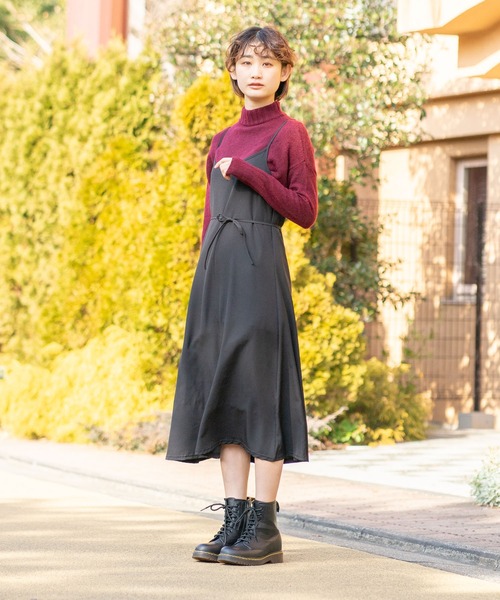 bounDary（バウンダリー）の「【bounDary/バウンダリー】 キャミワンピース（スカート・レディース・アイボリー/ブラック・FREE）」の18枚目の写真