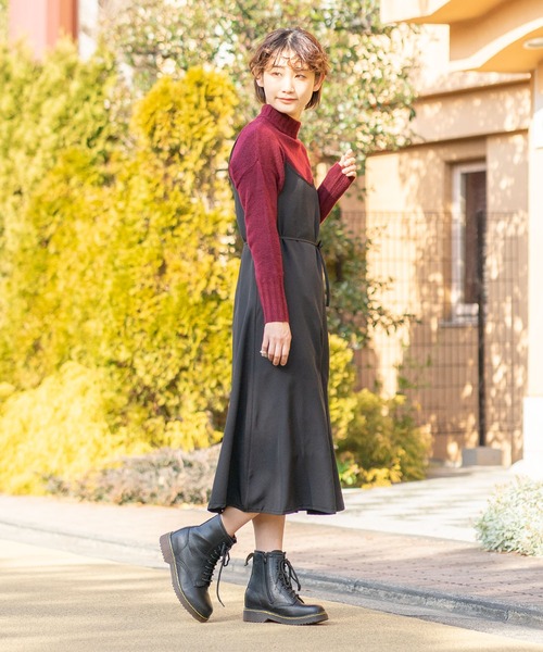 bounDary（バウンダリー）の「【bounDary/バウンダリー】 キャミワンピース（スカート・レディース・アイボリー/ブラック・FREE）」の22枚目の写真