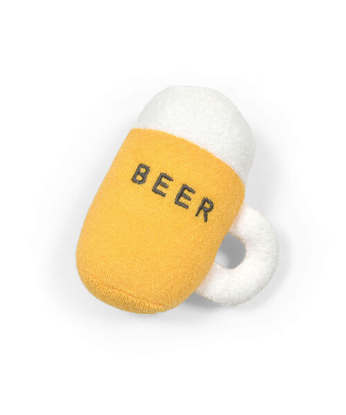 birthday party（バースデイパーティー）の「まねっこBEERラトル（その他ベビー用品・キッズ・イエロー・FREE）」の2枚目の写真