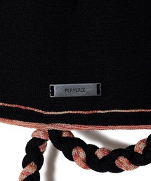 PERVERZE（パーバーズ）の「Braid Trim Knit Cap（ニットキャップ