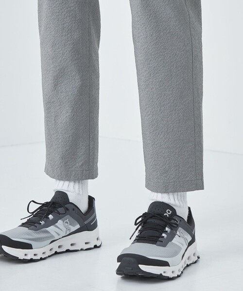 green label relaxing（グリーンレーベルリラクシング）の「ストレッチ サッカー イージー パンツ ストライプ柄 9分丈 -伸縮性-（その他パンツ・メンズ・ダークグレー/ネイビー/ブラック/グレー/ナチュラル・XS/S/M/L/XL）」の20枚目の写真