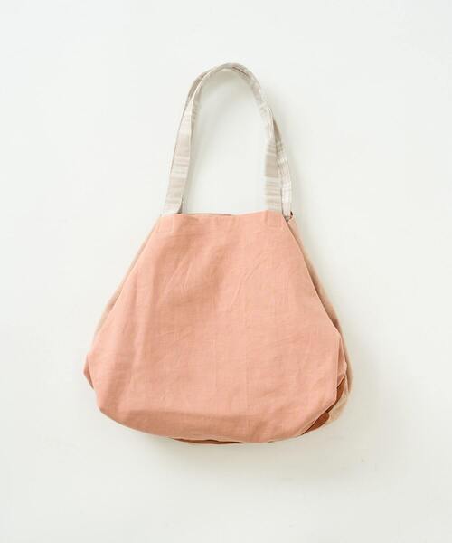 conges payes ADIEU TRISTESSE（コンジェ ペイエ アデュートリステス）の「配色トート大（トートバッグ・レディース・グリーン/サーモンピンク・FREE）」の9枚目の写真