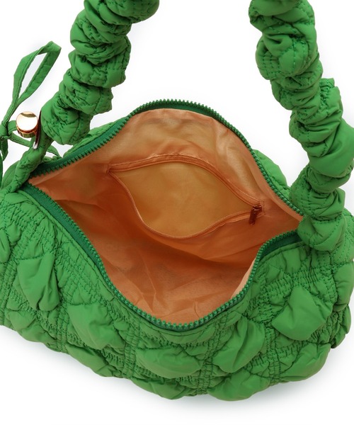 VIS（ビス）の「キルティングクシュクシュショルダー（ショルダーバッグ・レディース・ブラック/キナリ/グリーン/シルバー・FREE）」の18枚目の写真