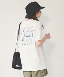 MILKFED. | 《復刻デザイン》過去人気のグラフィック使用。MANY LOGO SLAB S/S TEE(Tシャツ/カットソー)