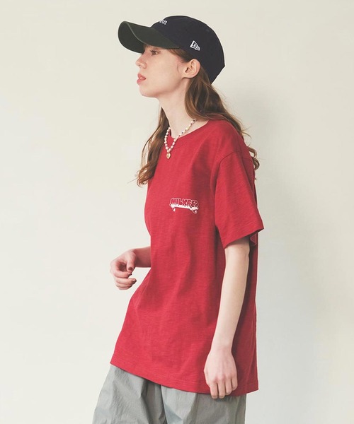 MILKFED.（ミルクフェド）の「《復刻デザイン》過去人気のグラフィック使用。MANY LOGO SLAB S/S TEE（Tシャツ/カットソー・レディース・ブラック/ホワイト/レッド・L/M）」の15枚目の写真