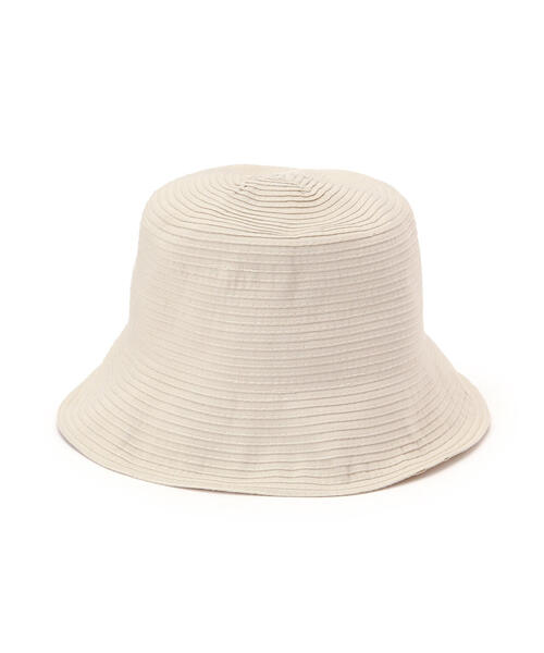 NATURAL BEAUTY BASIC（ナチュラルビューティーベーシック）の「グログランバケットハット（ハット・レディース・オフホワイト/ブラック・FREE）」の2枚目の写真