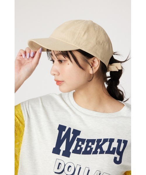 RODEO CROWNS WIDE BOWL（ロデオクラウンズワイドボウル）の「リボンキャップ（キャップ・レディース・カーキ/ブラック/ベージュ・FREE）」の3枚目の写真