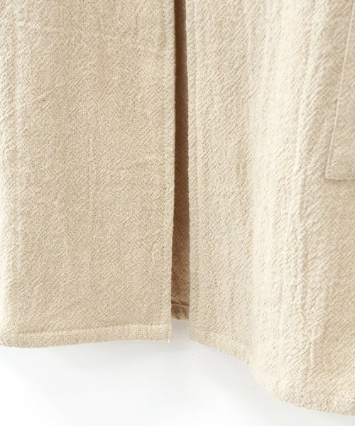 チチカカ(チチカカ)の「Shanti Shanti チェンマイコットンノーカラージャケット【WEB限定】【ユニセックス】(ノーカラージャケット・レディース・ナチュラル/ブラック/グレー・FREE)」の17枚目の写真