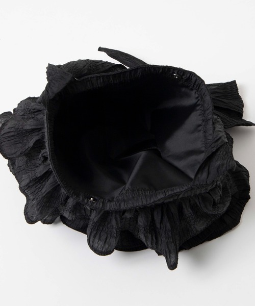 WEGO（ウィゴー）の「WEGO/フリルショルダー（ショルダーバッグ・レディース・サックスブルー/ブラック/ホワイト・FREE）」の8枚目の写真