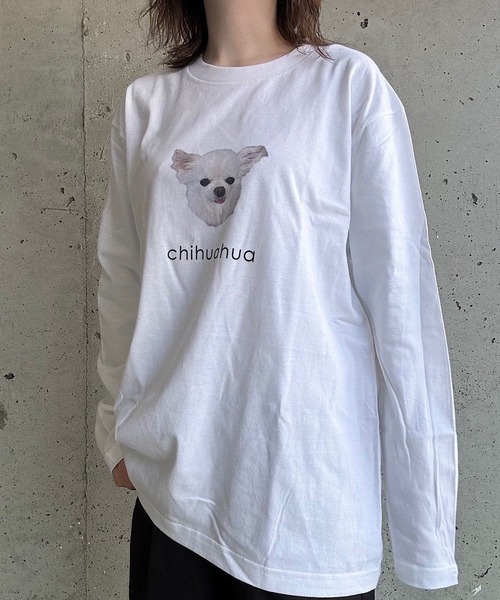cuorequal(クオレコール)の「アニマルプリントロングTシャツ(Tシャツ/カットソー・レディース・A/B/C/D/E・MEDIUM/LARGE)」の6枚目の写真
